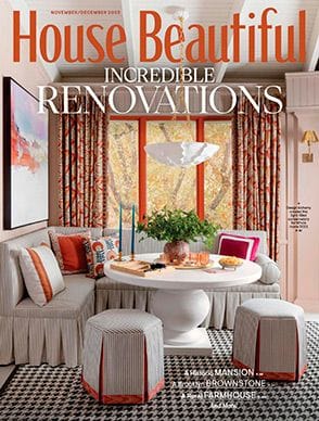 House Beautiful issue featuring 13 historic design renovations by California Closets